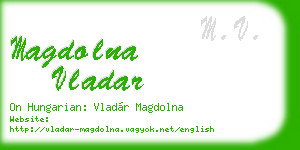 magdolna vladar business card